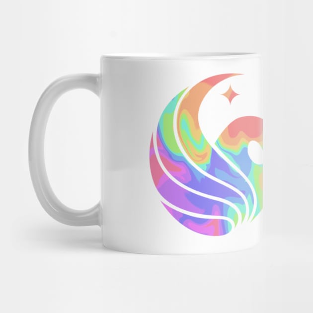 UCF Pastel Rainbow Marble Logo by Rpadnis